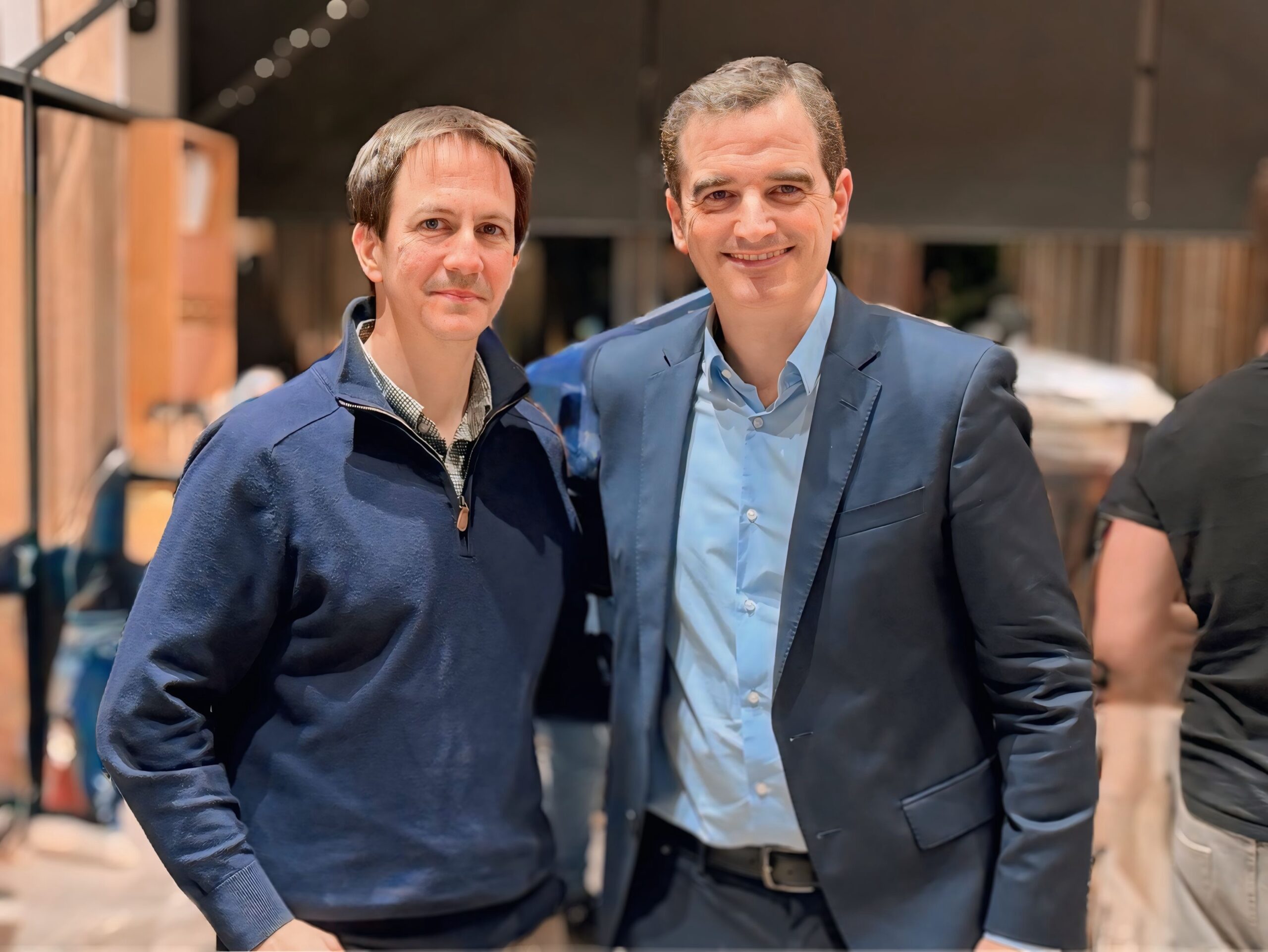 Alejandro Peñas con David Tomás