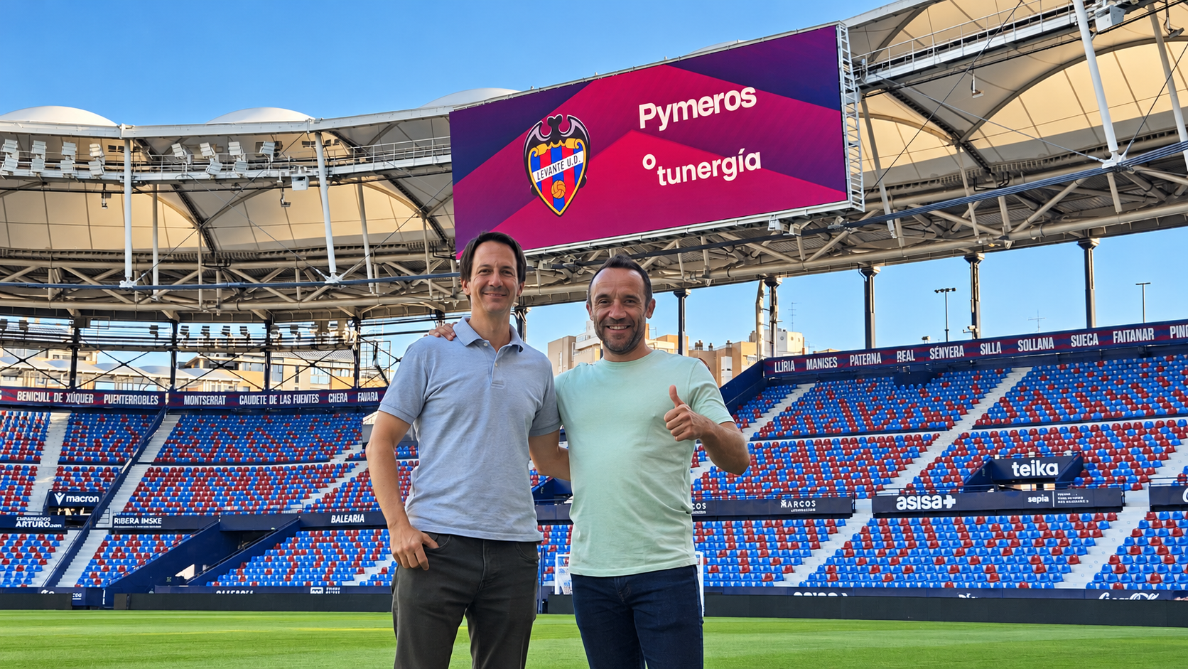 Alejandro Peñas con Pepe Córdoba
